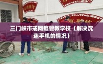 三门峡市戒网瘾管教学校(解决沉迷手机的情况)