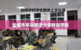 盐城市亭湖叛逆少年特训学校