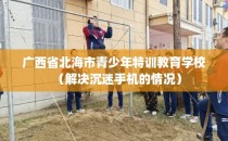 广西省北海市青少年特训教育学校（解决沉迷手机的情况）