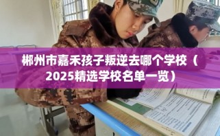 郴州市嘉禾孩子叛逆去哪个学校（2025精选学校名单一览）