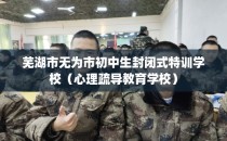 芜湖市无为市初中生封闭式特训学校（心理疏导教育学校）
