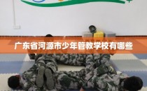广东省河源市少年管教学校有哪些