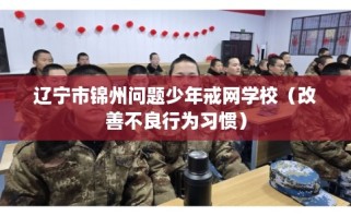 辽宁市锦州问题少年戒网学校（改善不良行为习惯）