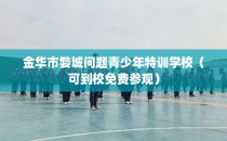 金华市婺城问题青少年特训学校（可到校免费参观）