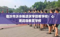 临沂市沂水叛逆厌学管教学校：心理疏导教育学校