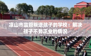 凉山市监管叛逆孩子的学校：解决孩子不务正业的情况