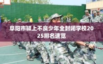 阜阳市颍上不良少年全封闭学校2025排名速览