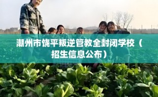潮州市饶平叛逆管教全封闭学校（招生信息公布）