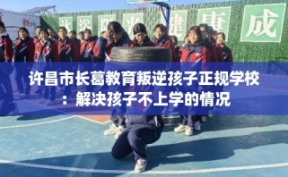 许昌市长葛教育叛逆孩子正规学校：解决孩子不上学的情况