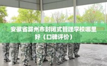 安徽省滁州市封闭式管理学校哪里好（口碑评价）