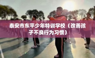 泰安市东平少年特训学校（改善孩子不良行为习惯）