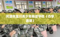 河源市龙川青少年叛逆学校（办学透明）