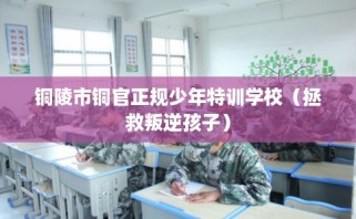 铜陵市铜官正规少年特训学校（拯救叛逆孩子）