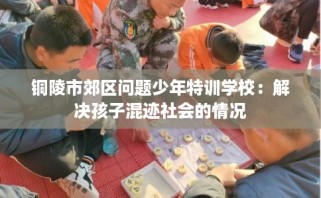 铜陵市郊区问题少年特训学校：解决孩子混迹社会的情况