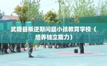 武隆县叛逆期问题小孩教育学校（培养独立能力）