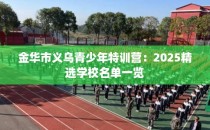 金华市义乌青少年特训营：2025精选学校名单一览