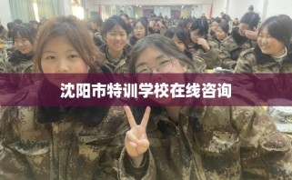 沈阳市特训学校在线咨询