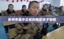 苏州市吴中正规的叛逆孩子学校