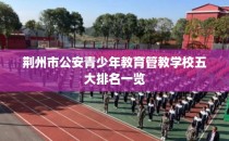 荆州市公安青少年教育管教学校五大排名一览