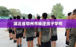 湖北省鄂州市叛逆孩子学校