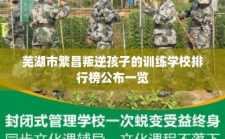 芜湖市繁昌叛逆孩子的训练学校排行榜公布一览