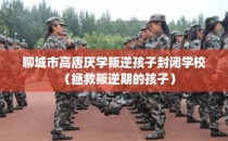 聊城市高唐厌学叛逆孩子封闭学校（拯救叛逆期的孩子）