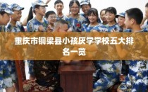 重庆市铜梁县小孩厌学学校五大排名一览