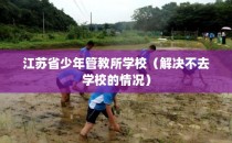 江苏省少年管教所学校（解决不去学校的情况）