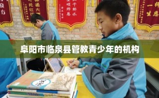 阜阳市临泉县管教青少年的机构