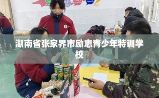 湖南省张家界市励志青少年特训学校