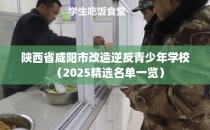 陕西省咸阳市改造逆反青少年学校（2025精选名单一览）