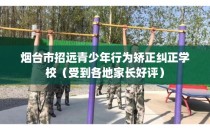 烟台市招远青少年行为矫正纠正学校（受到各地家长好评）