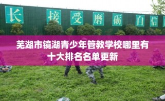 芜湖市镜湖青少年管教学校哪里有十大排名名单更新