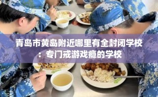 青岛市黄岛附近哪里有全封闭学校：专门戒游戏瘾的学校