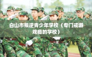 白山市叛逆青少年学校（专门戒游戏瘾的学校）