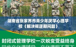 湖南省张家界市青少年厌学心理学校（解决叛逆期问题）