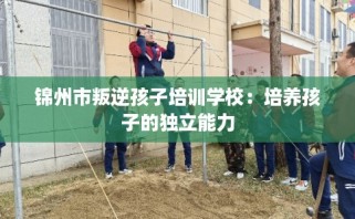 锦州市叛逆孩子培训学校：培养孩子的独立能力