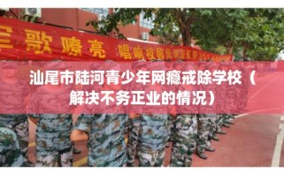 汕尾市陆河青少年网瘾戒除学校（解决不务正业的情况）