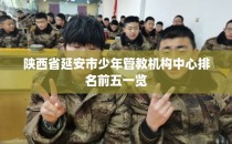 陕西省延安市少年管教机构中心排名前五一览
