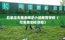 石家庄市鹿泉叛逆小孩教育学校（可免费到校参观）